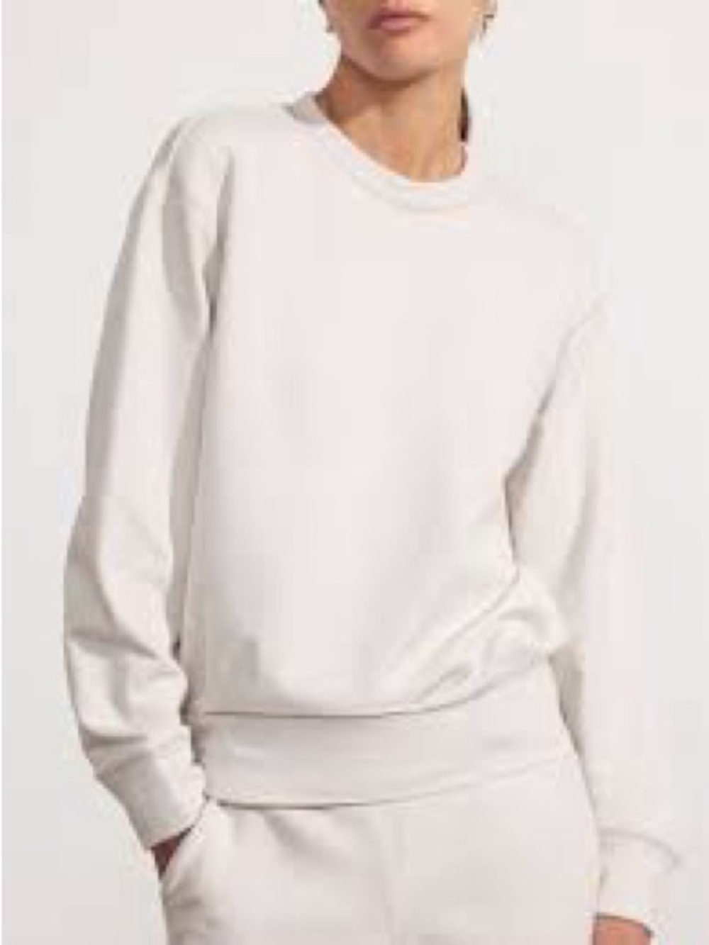 Brochu Walker French Terry Mallo Classic Crewneck Sweater Size L